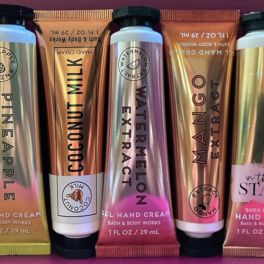 $50 LOT OF 7 New Bath & Body Works 1oz Hand Creams